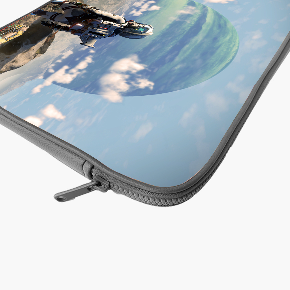" In a New Planet: Space Edition" Laptop Sleeves:Bold Modern Design for Every Size