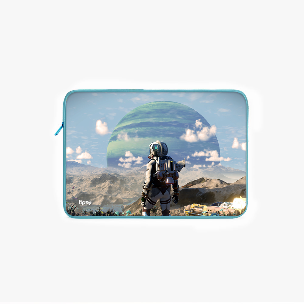 " In a New Planet: Space Edition" Laptop Sleeves:Bold Modern Design for Every Size