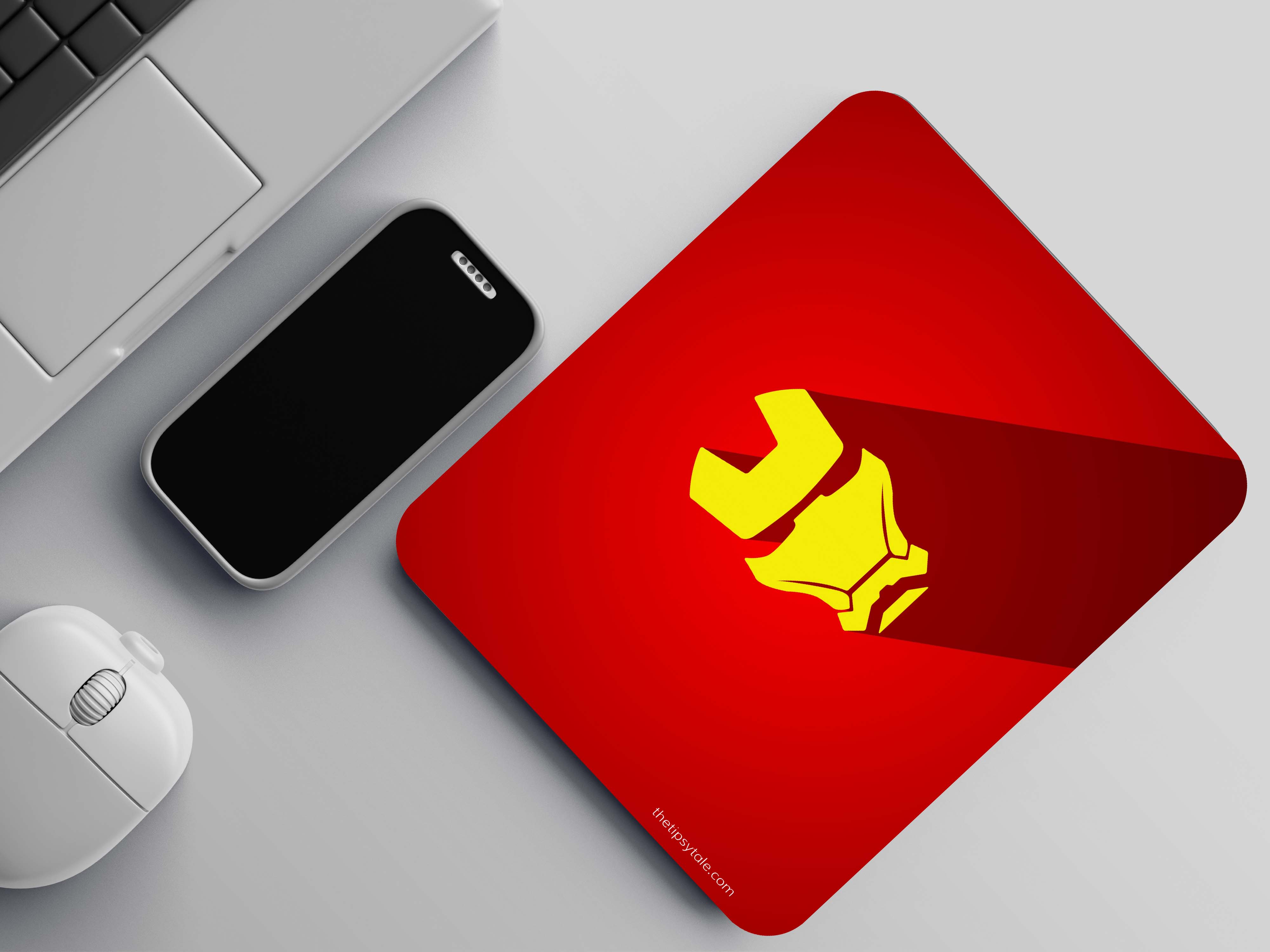 "I AM IRONMAN" Mousepad Enhance Your Workspace with Style