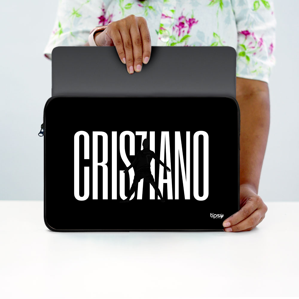"Cristiano Ronaldo: The Legend" Laptop Sleeves:Bold Modern Design for Every Size