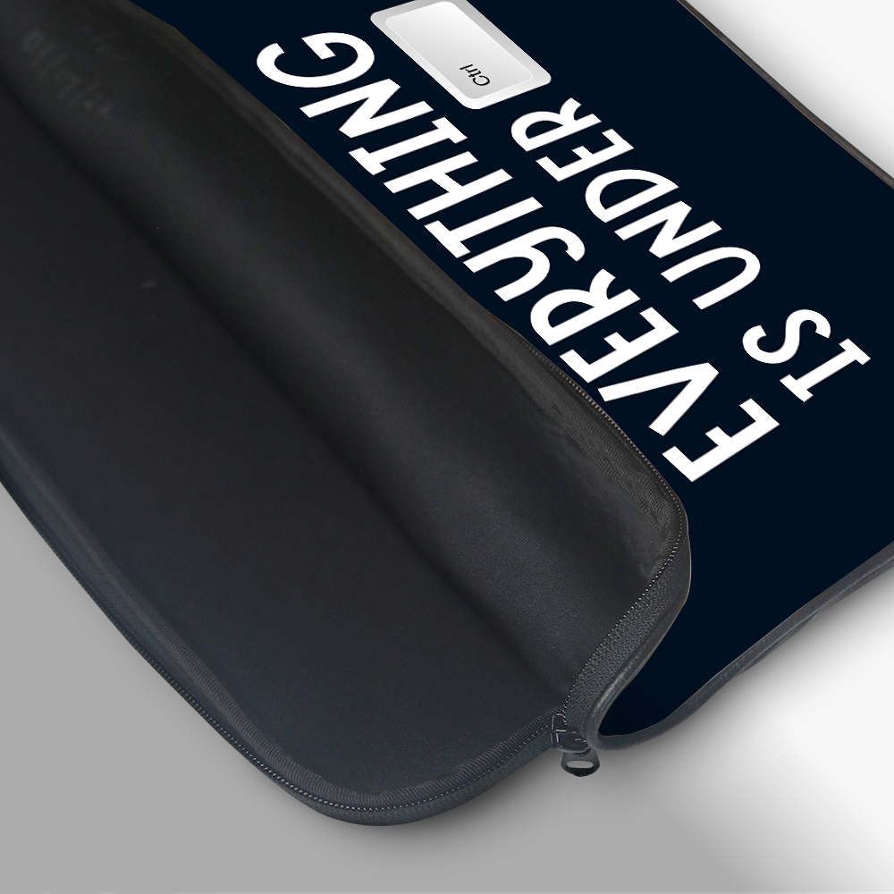 "Everything is under Ctrl!" Laptop Sleeves:Bold Modern Design for Every Size