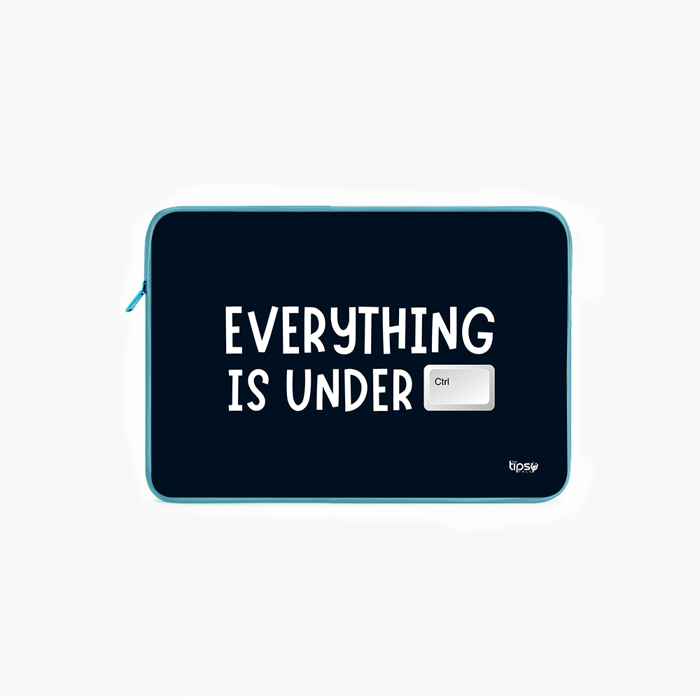 "Everything is under Ctrl!" Laptop Sleeves:Bold Modern Design for Every Size