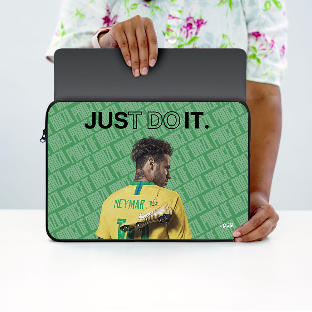 "Just Do It: Neymar" Laptop Sleeves:Bold Modern Design for Every Size