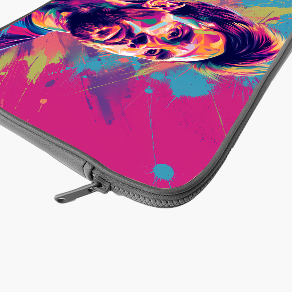 "Messi:Illustration Art" Laptop Sleeves:Bold Modern Design for Every Size