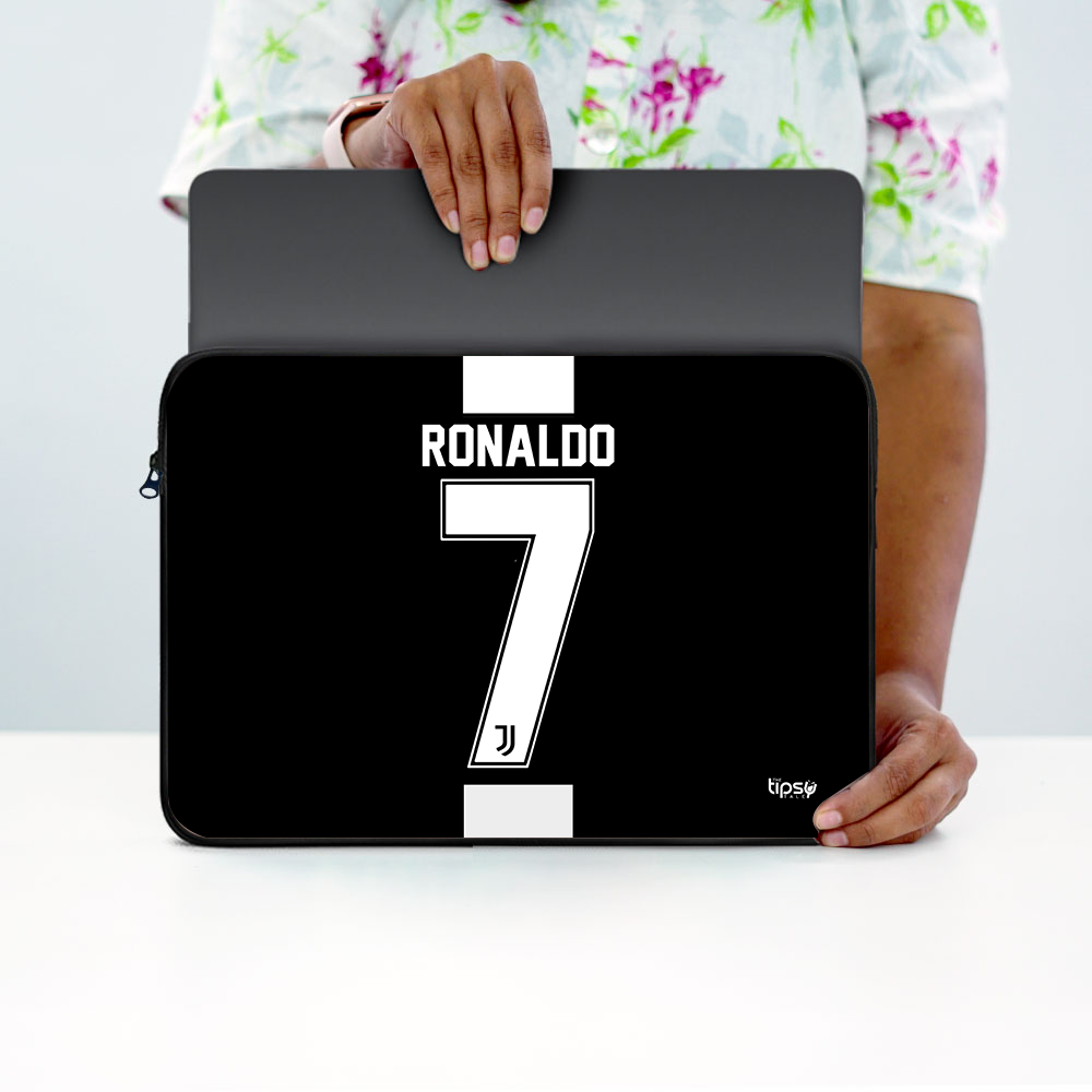 "CRISTIANO RONALDO 7" Laptop Sleeves:Bold Modern Design for Every Size