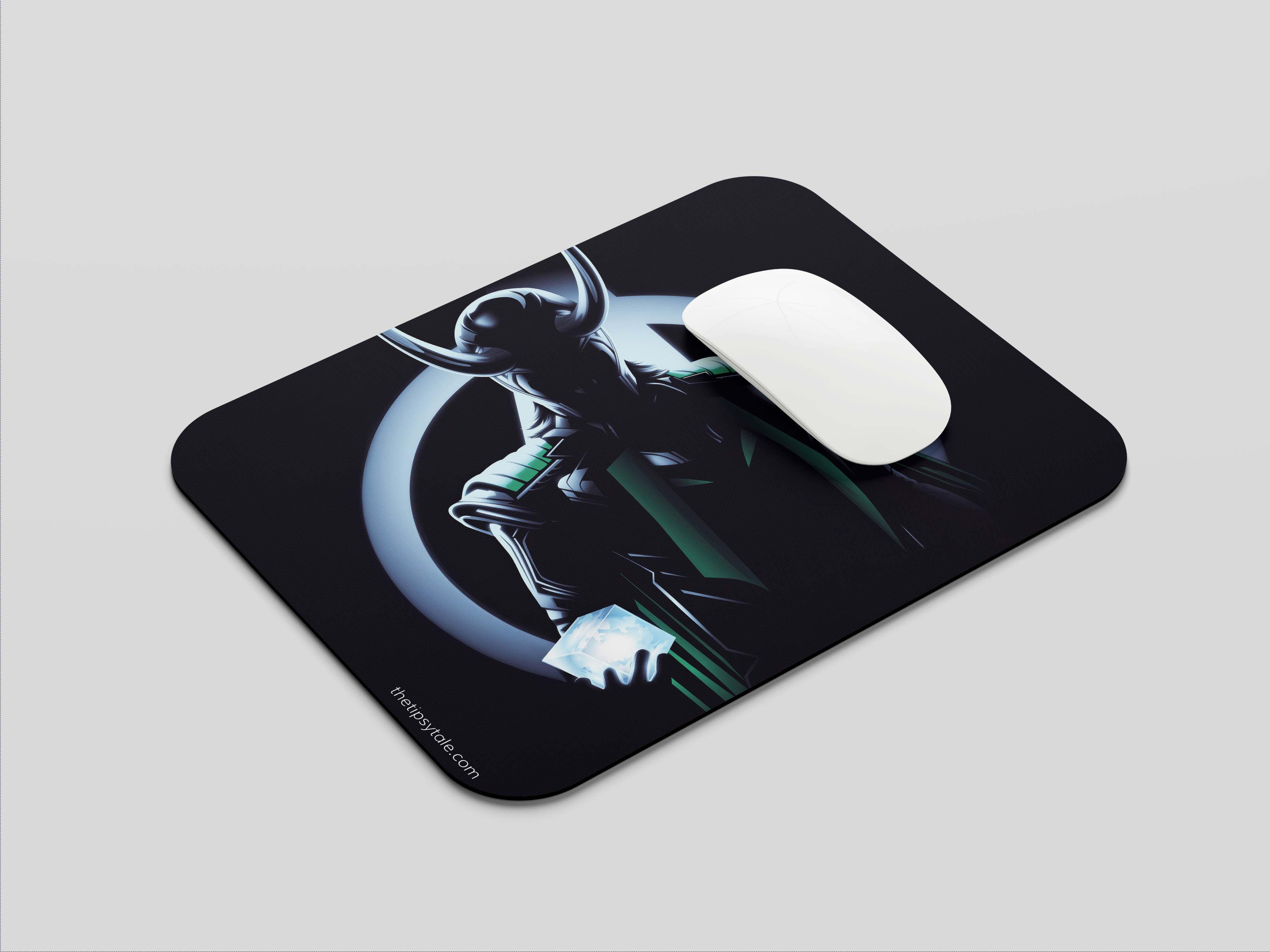 "I AM LOKI OF ASGARD -MARVEL" Mousepad Enhance Your Workspace with Style