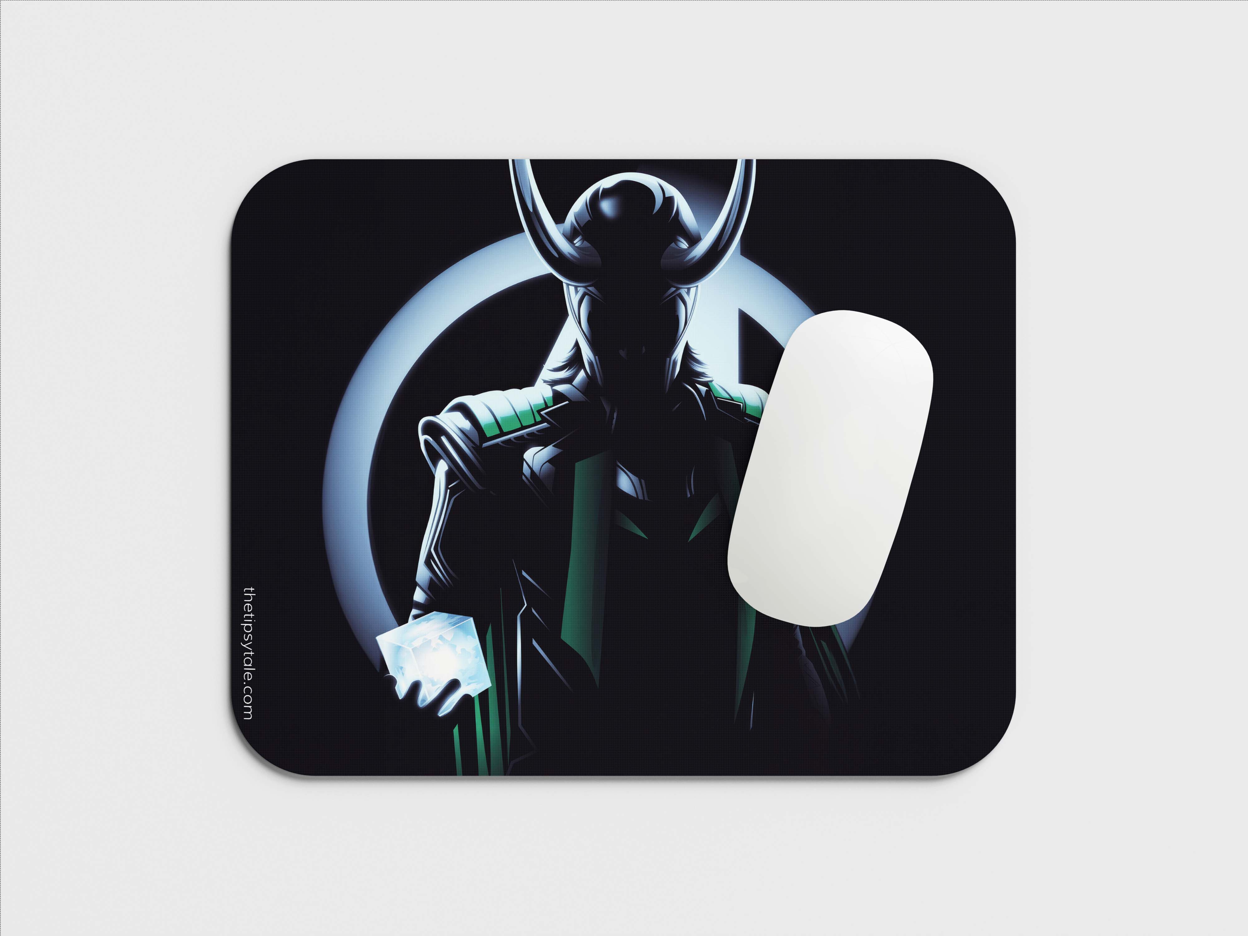 "I AM LOKI OF ASGARD -MARVEL" Mousepad Enhance Your Workspace with Style