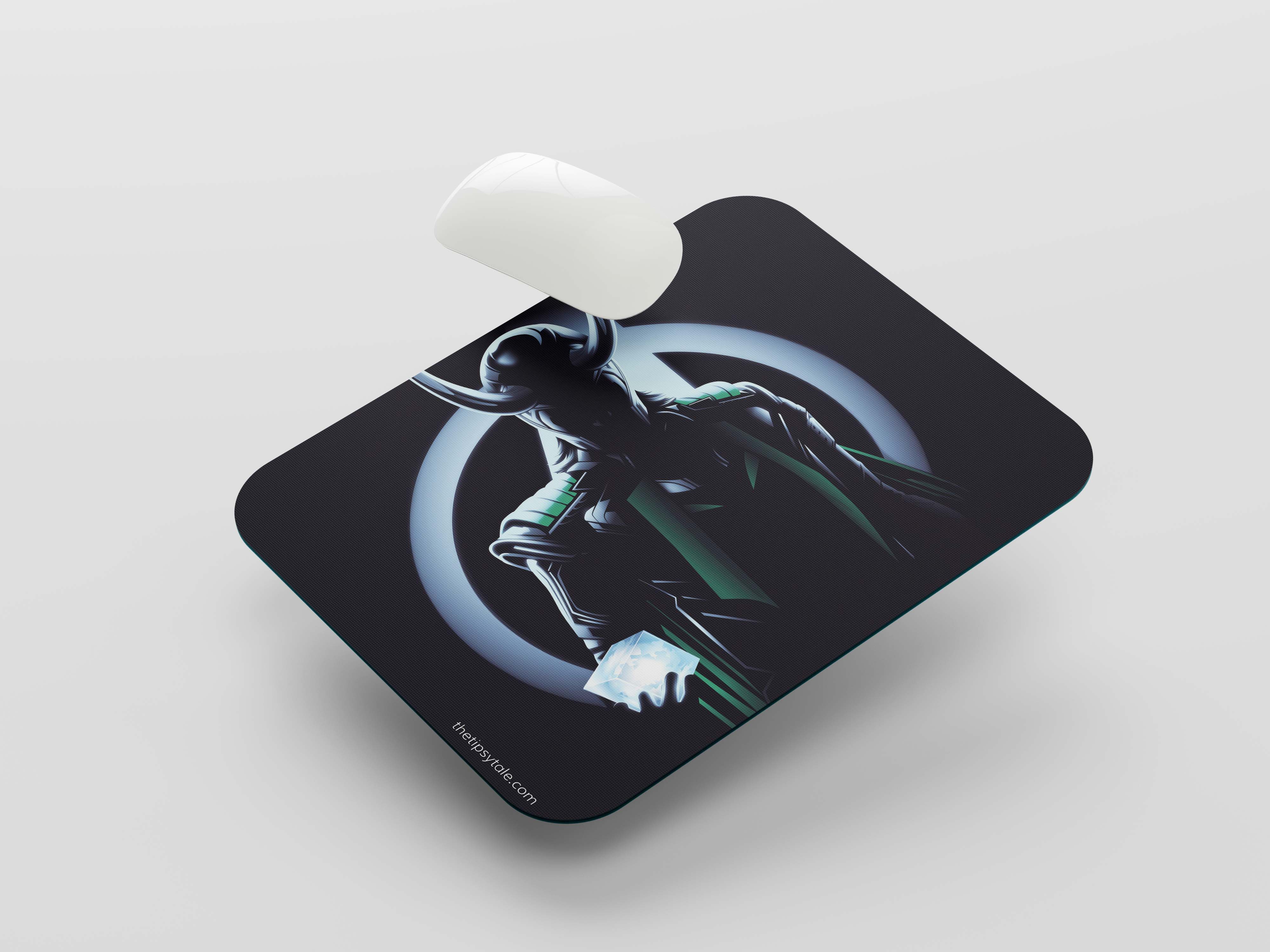 "I AM LOKI OF ASGARD -MARVEL" Mousepad Enhance Your Workspace with Style
