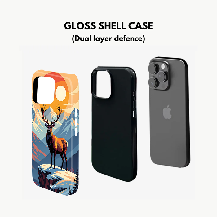 DEER IN MOUNTAIN -Mobile Covers Shock Resistant, Slim & Stylish Cases