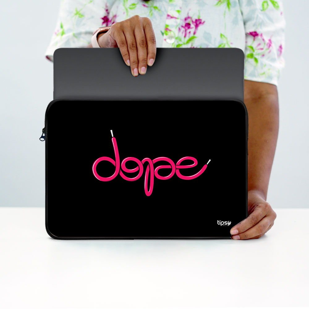"DOPE" Laptop Sleeves:Bold Modern Design for Every Size