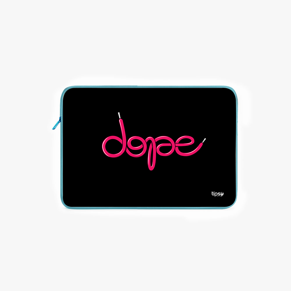 "DOPE" Laptop Sleeves:Bold Modern Design for Every Size