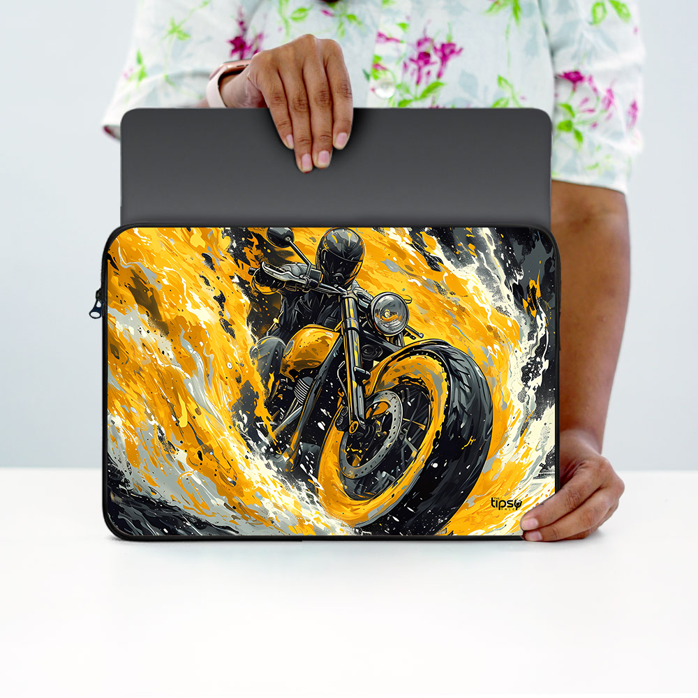 "RIDER" Laptop Sleeves:Bold Modern Design for Every Size