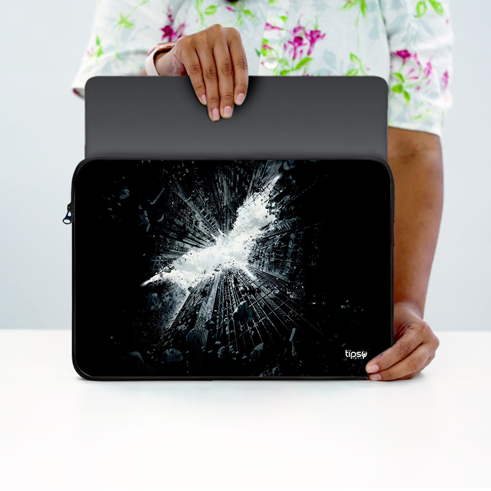 "BAT MAN DARK NIGHT" Laptop Sleeves:Bold Modern Design for Every Size