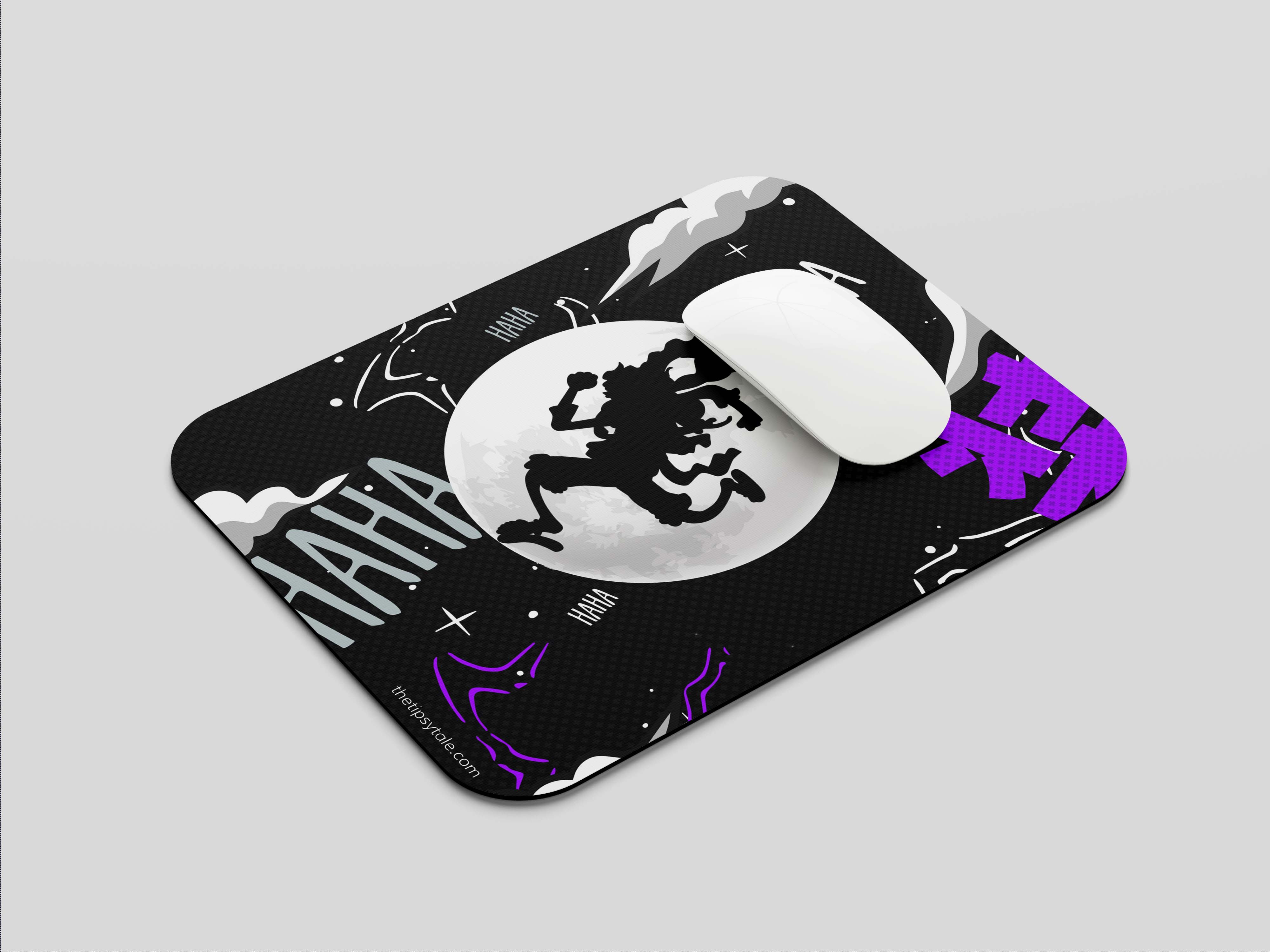 "EVIL RUN- "ONE PIECE"" Mousepad Enhance Your Workspace with Style