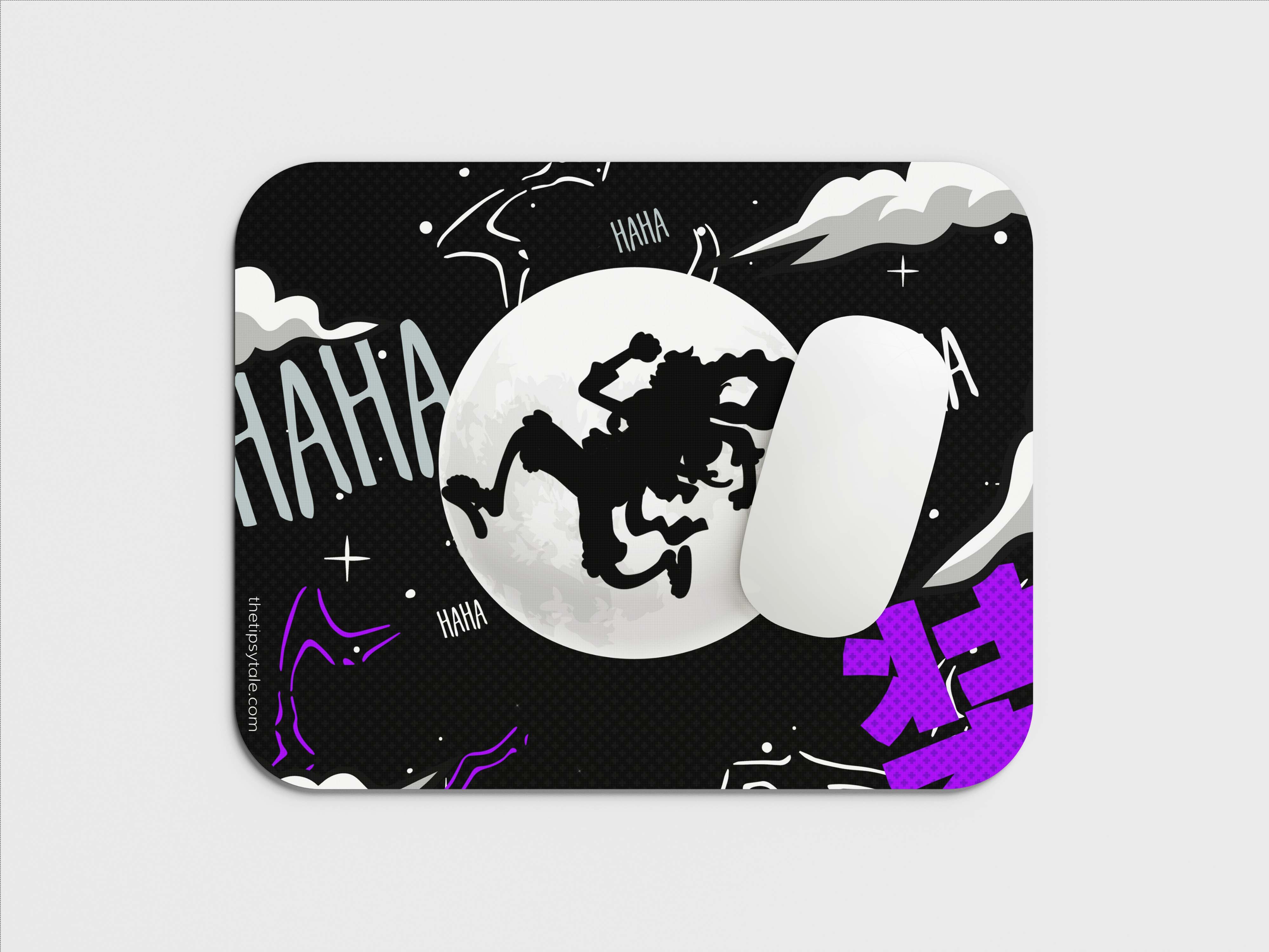 "EVIL RUN- "ONE PIECE"" Mousepad Enhance Your Workspace with Style