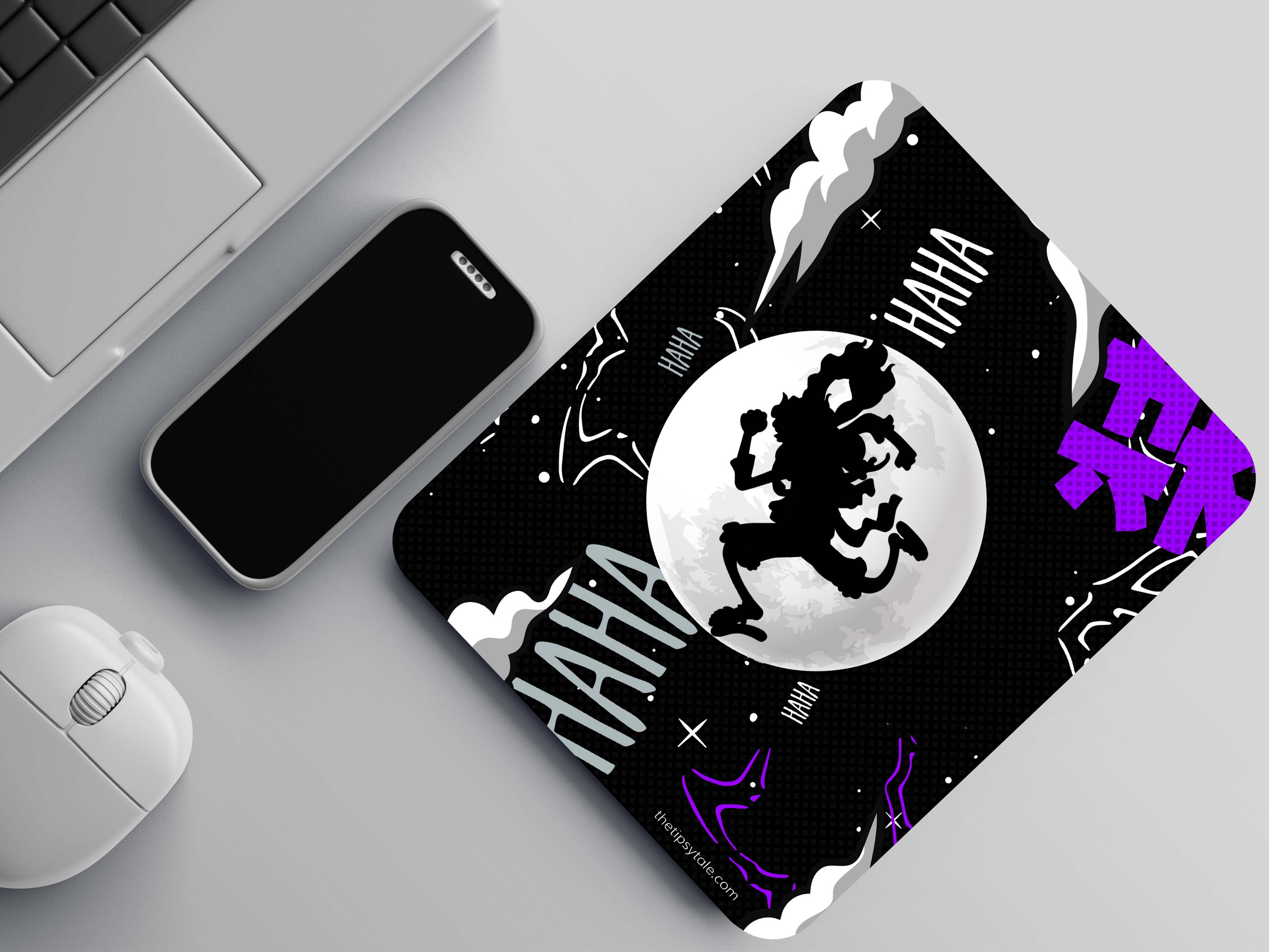 "EVIL RUN- "ONE PIECE"" Mousepad Enhance Your Workspace with Style