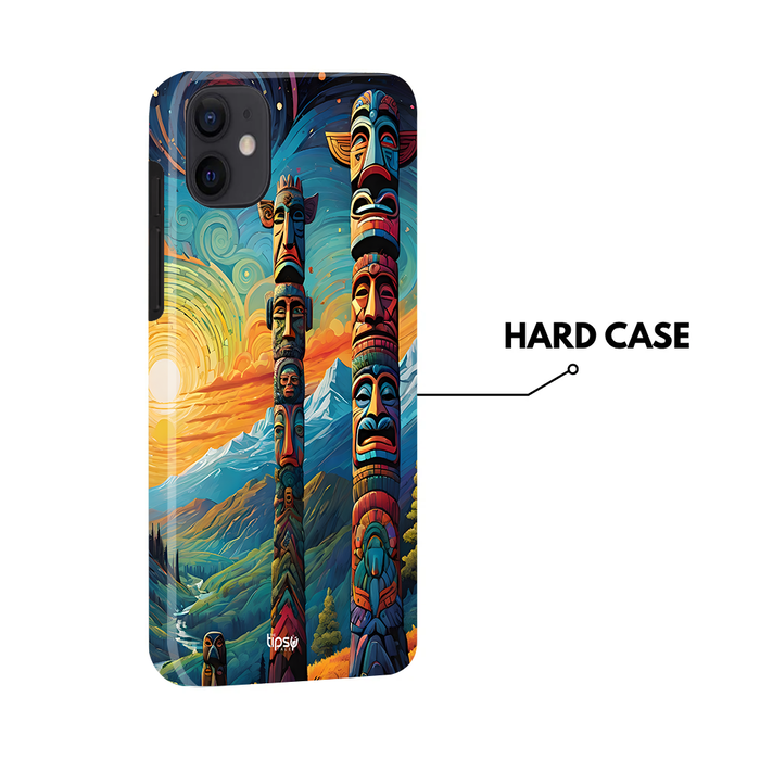 COLORFUL TOTEM POLES  -Mobile Covers Shock Resistant, Slim & Stylish Cases