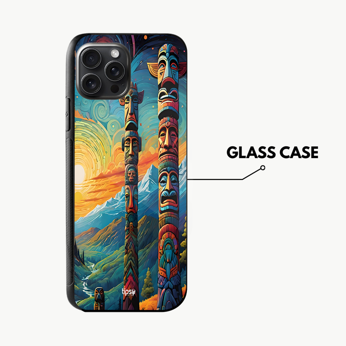 COLORFUL TOTEM POLES  -Mobile Covers Shock Resistant, Slim & Stylish Cases