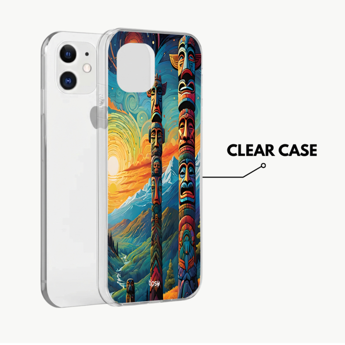 COLORFUL TOTEM POLES  -Mobile Covers Shock Resistant, Slim & Stylish Cases