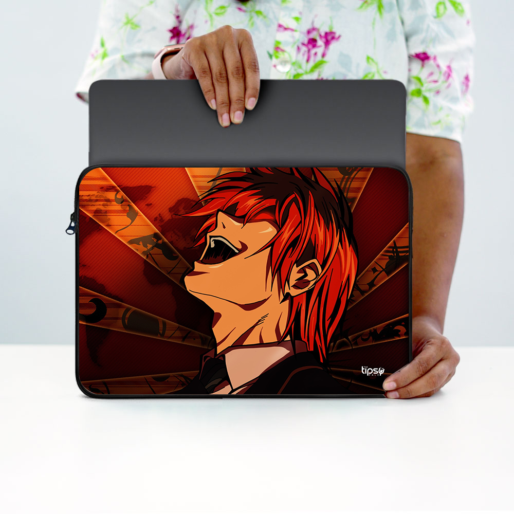 "LIGHT YAGAMI - DEATH NOTE" Laptop Sleeves:Bold Modern Design for Every Size