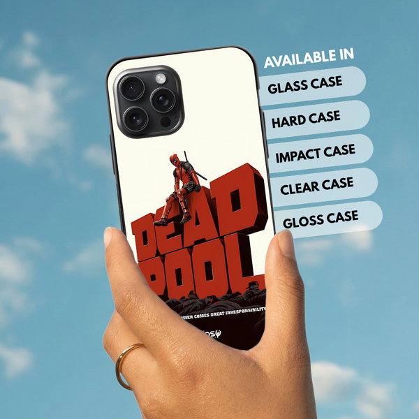 "Irresponsible Deadpool" -Mobile Covers Shock Resistant, Slim & Stylish Cases