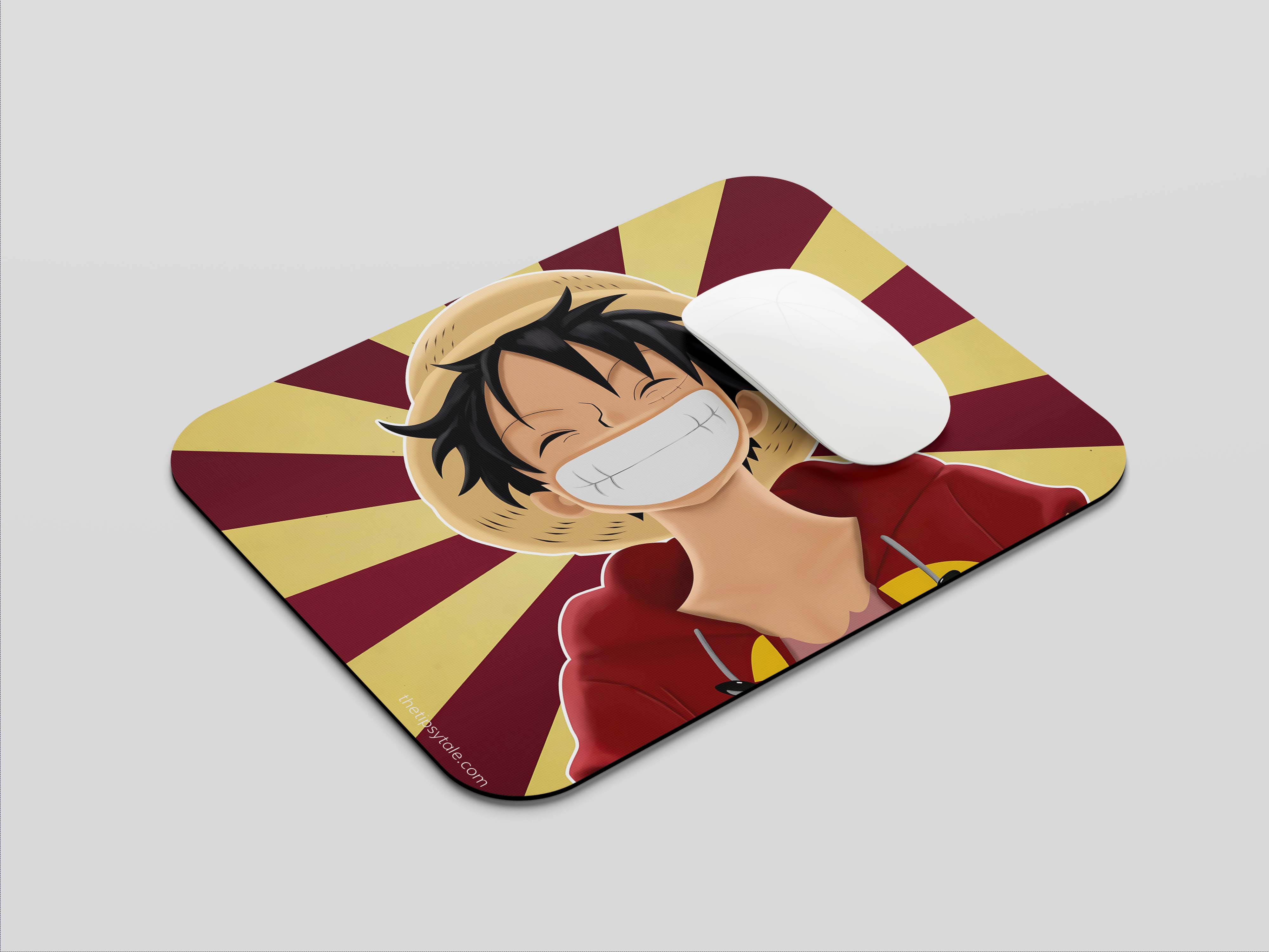 "MONKEY D LUFFY : ONE PIECE ANIME" Mousepad Enhance Your Workspace with Style