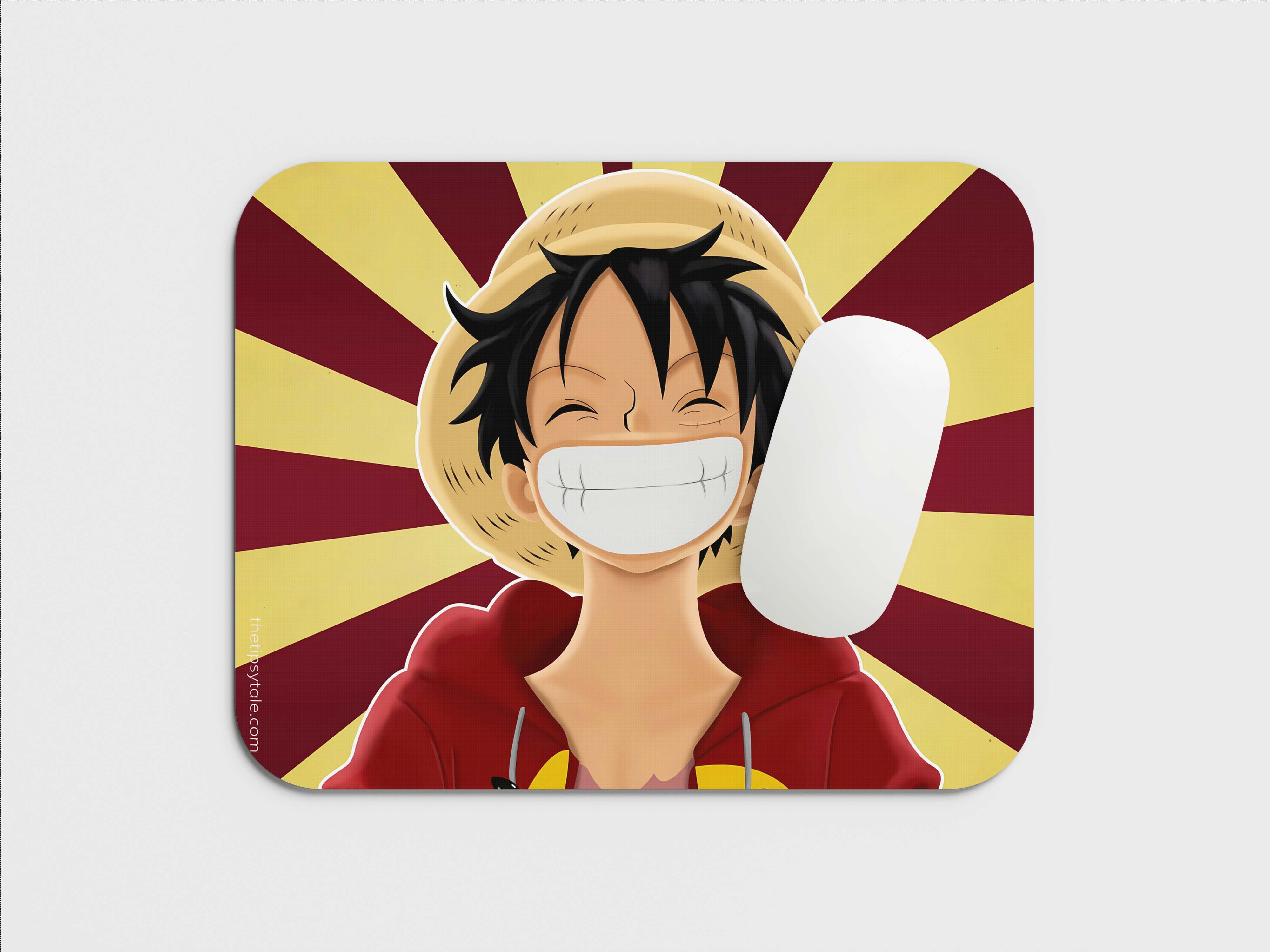 "MONKEY D LUFFY : ONE PIECE ANIME" Mousepad Enhance Your Workspace with Style