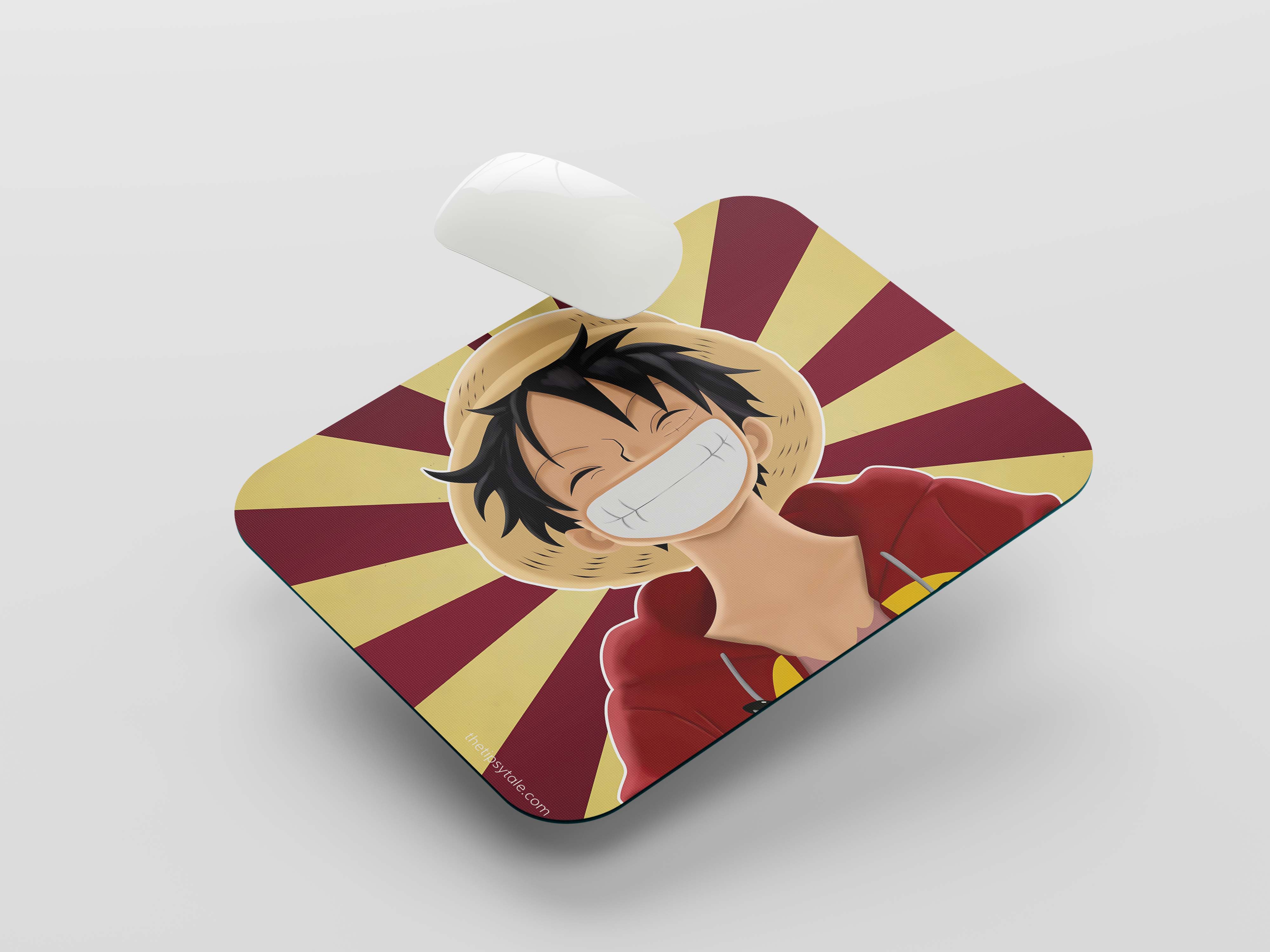 "MONKEY D LUFFY : ONE PIECE ANIME" Mousepad Enhance Your Workspace with Style