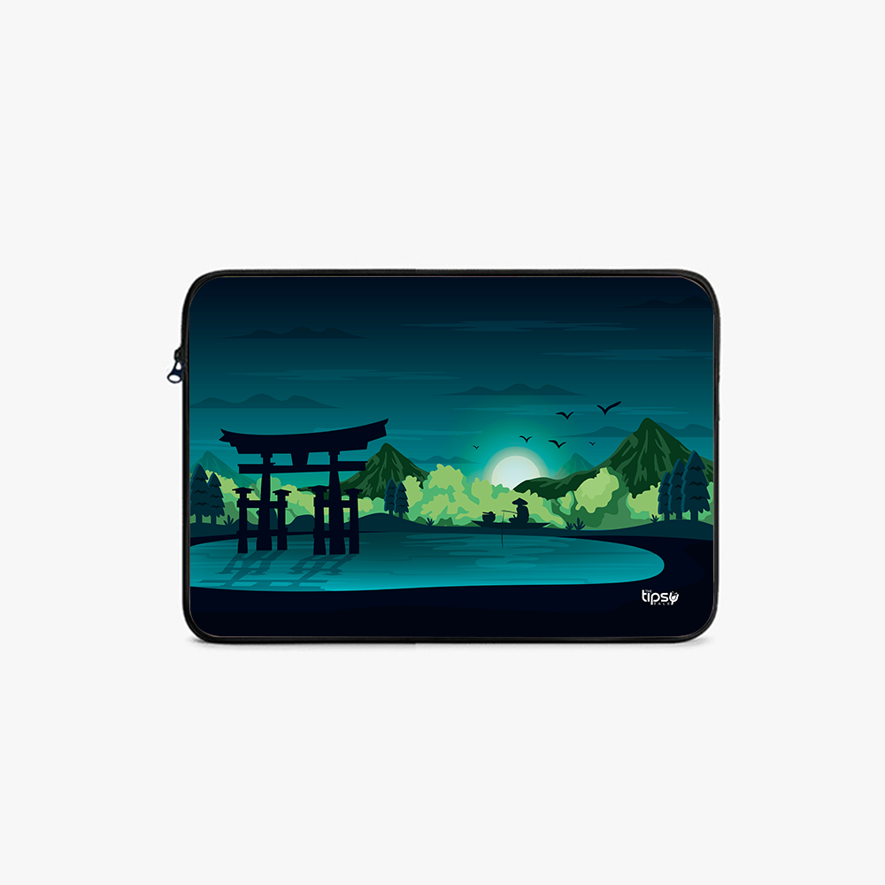 "JAPAN ANIMMATION VIEW" Laptop Sleeves:Bold Modern Design for Every Size