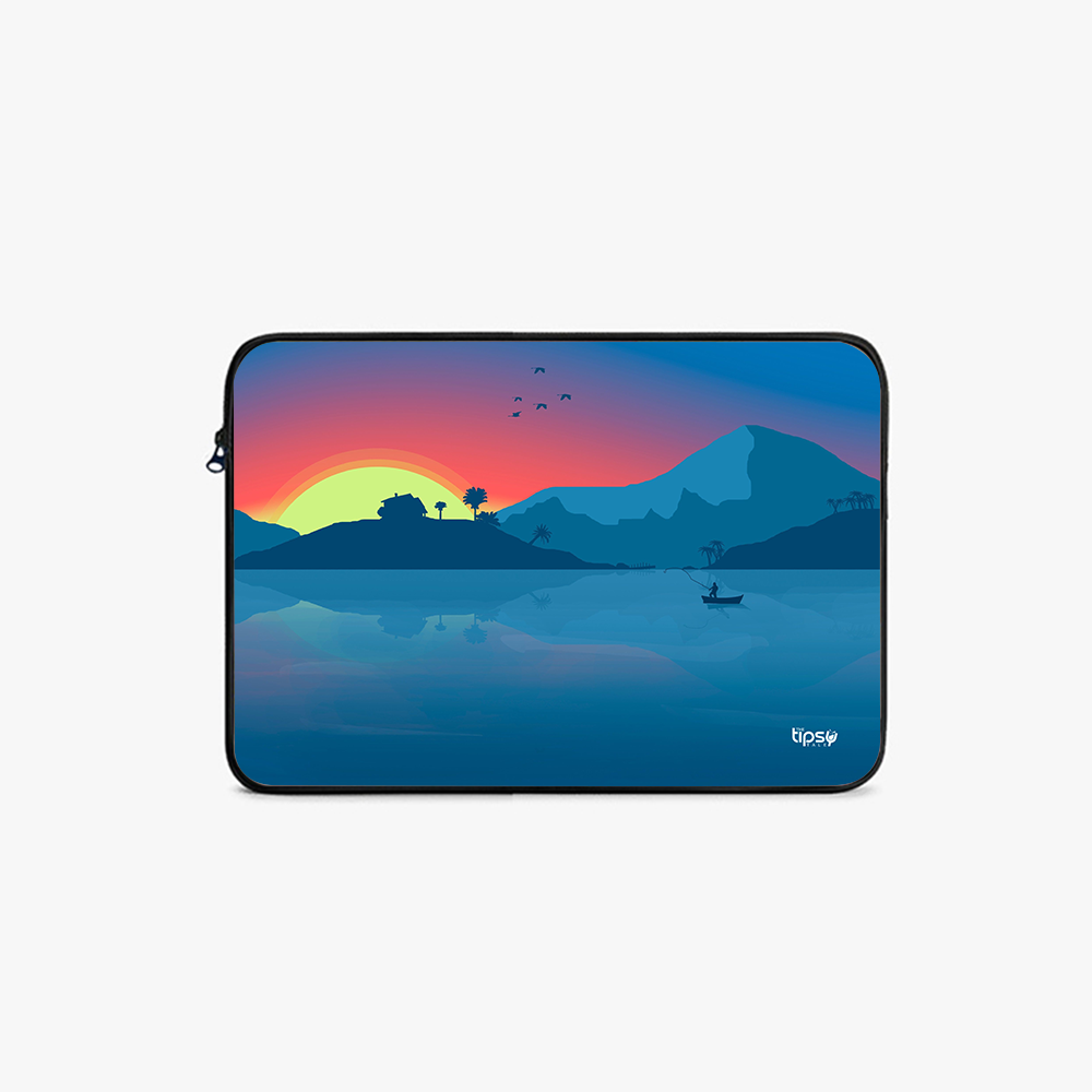 "ANIMATED NATURE VIEW" Laptop Sleeves:Bold Modern Design for Every Size