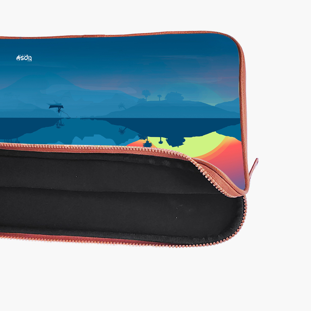 "ANIMATED NATURE VIEW" Laptop Sleeves:Bold Modern Design for Every Size