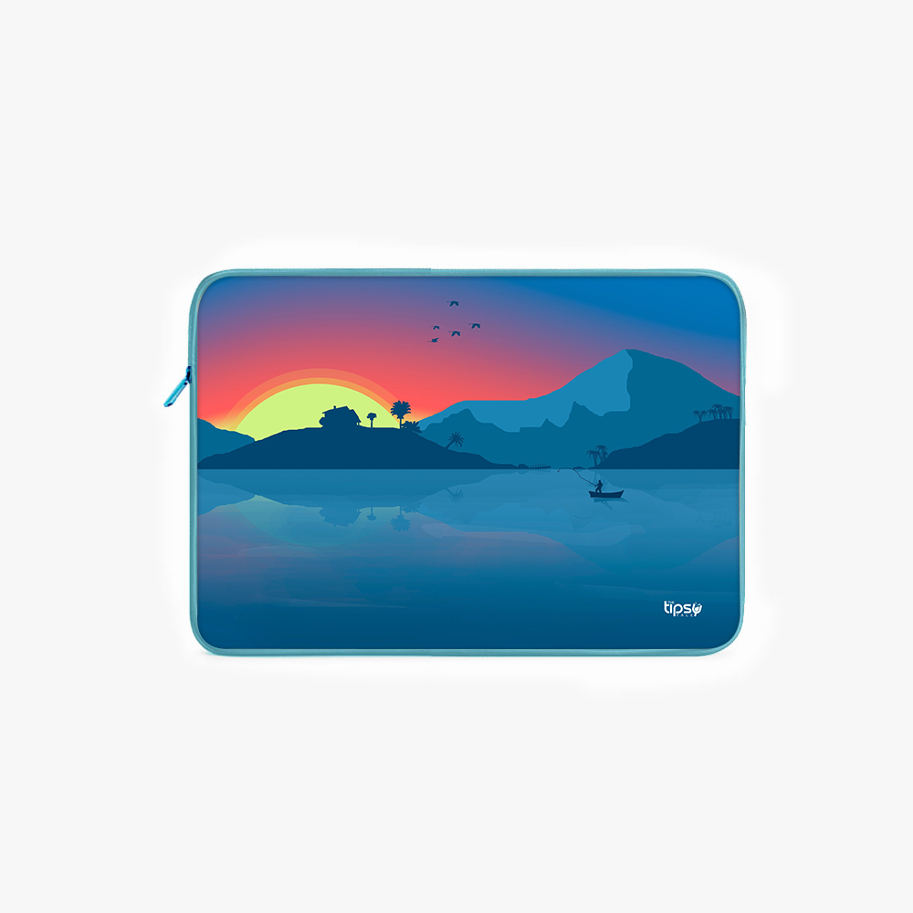"ANIMATED NATURE VIEW" Laptop Sleeves:Bold Modern Design for Every Size