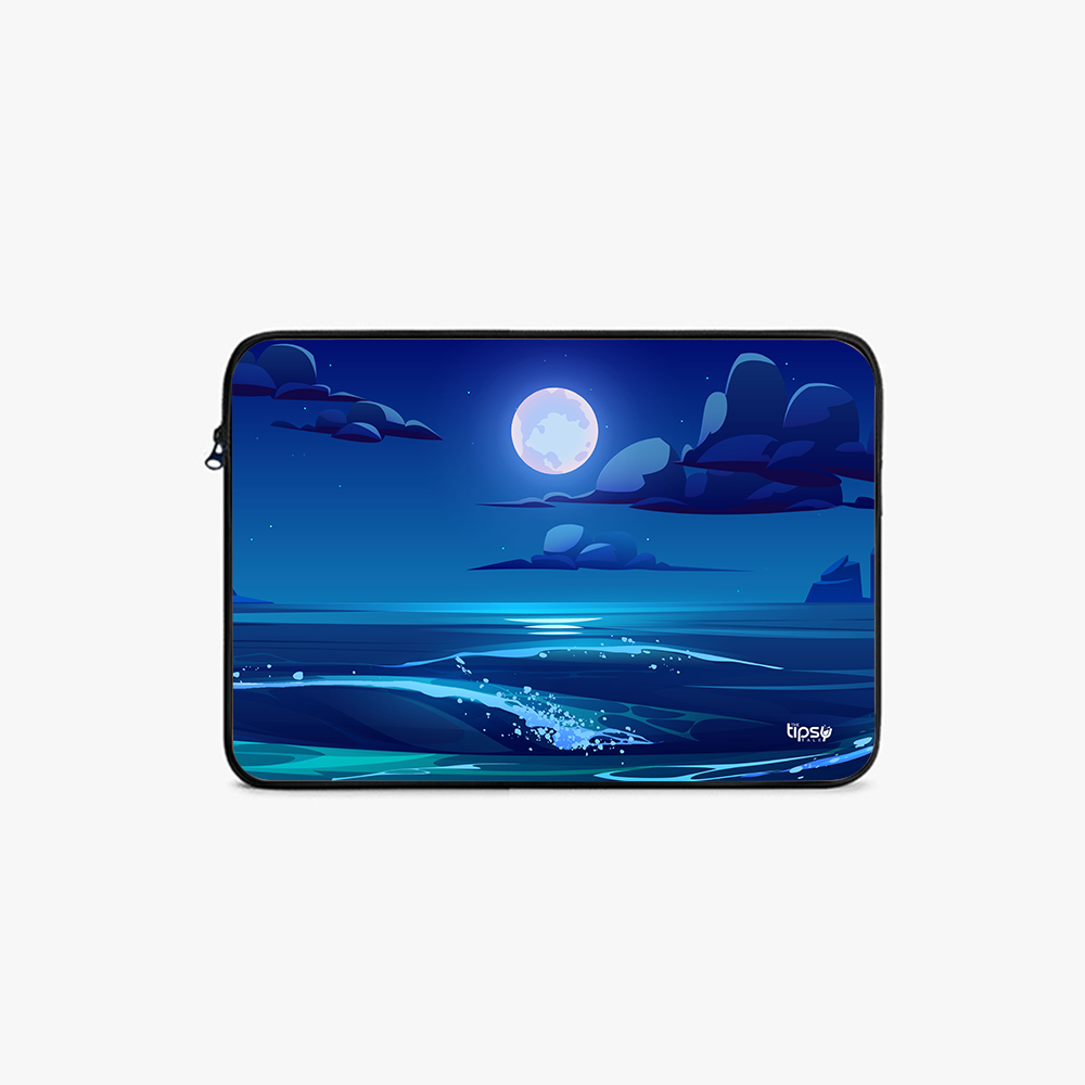 "ANIMATION OCEAN VIEW" Laptop Sleeves:Bold Modern Design for Every Size
