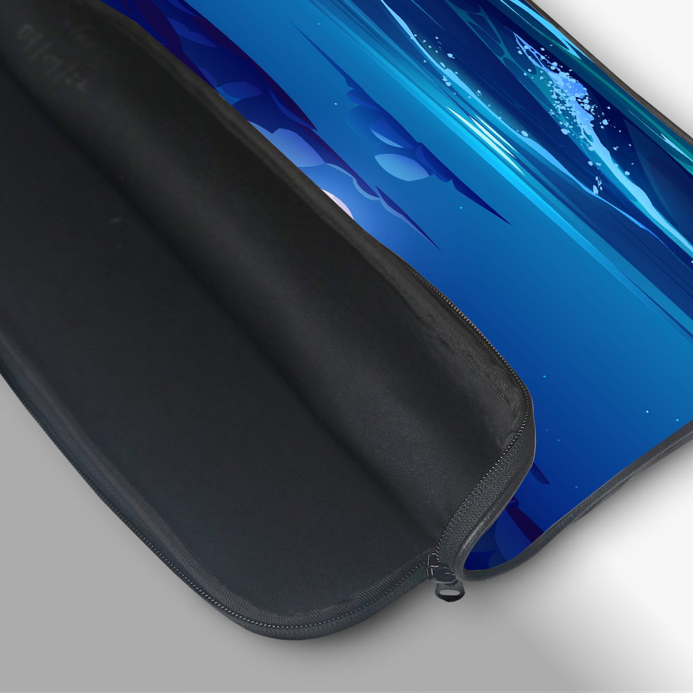 "ANIMATION OCEAN VIEW" Laptop Sleeves:Bold Modern Design for Every Size