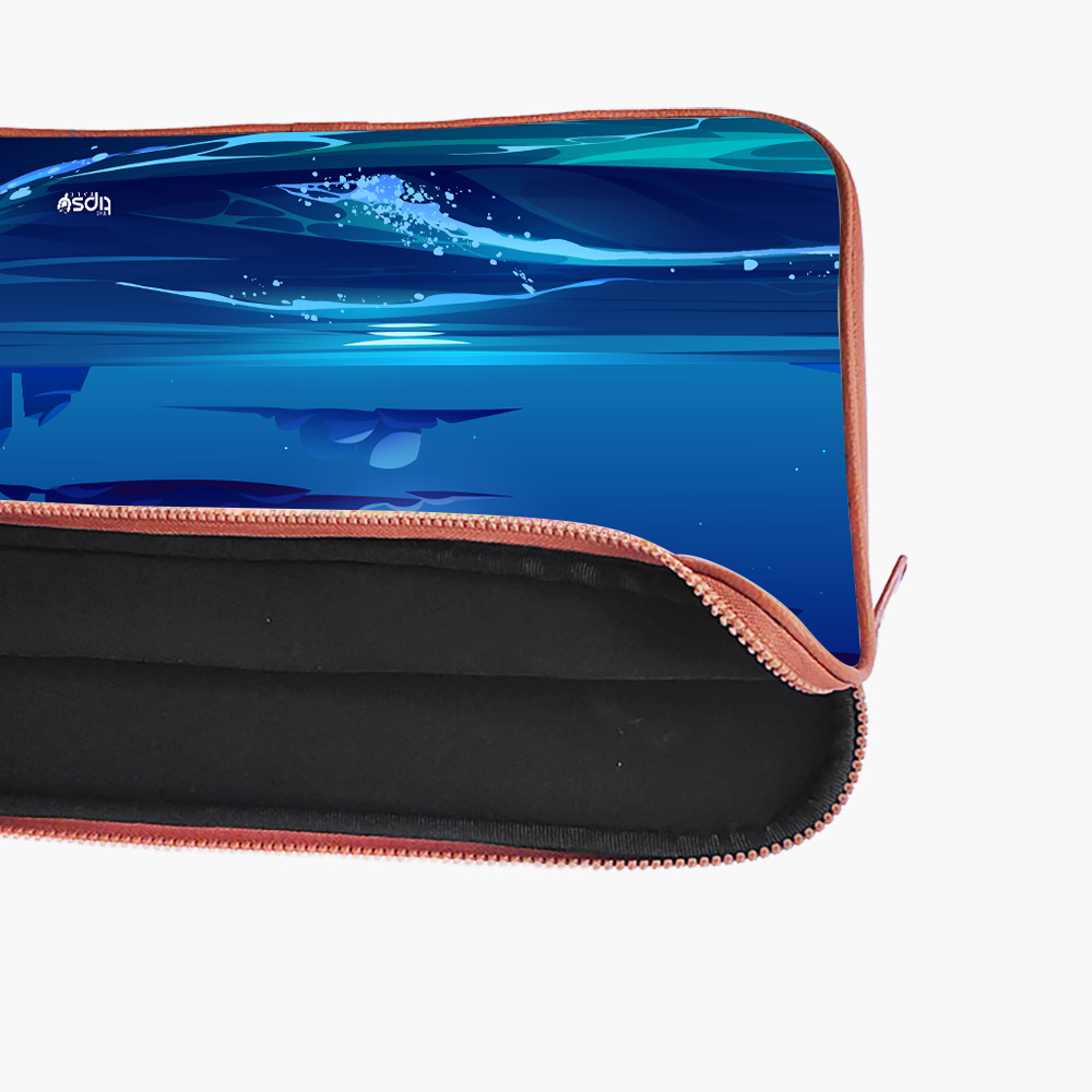 "ANIMATION OCEAN VIEW" Laptop Sleeves:Bold Modern Design for Every Size