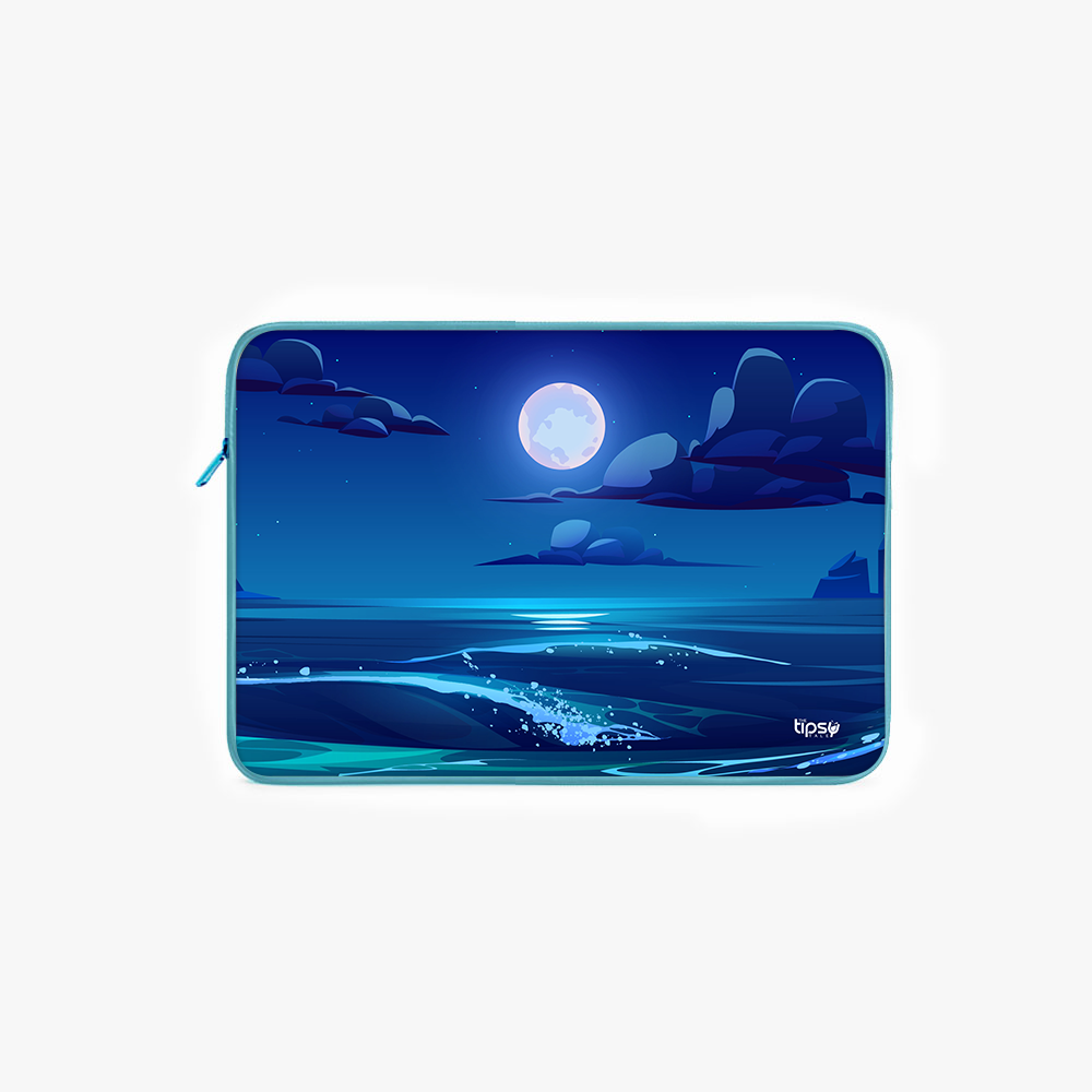 "ANIMATION OCEAN VIEW" Laptop Sleeves:Bold Modern Design for Every Size