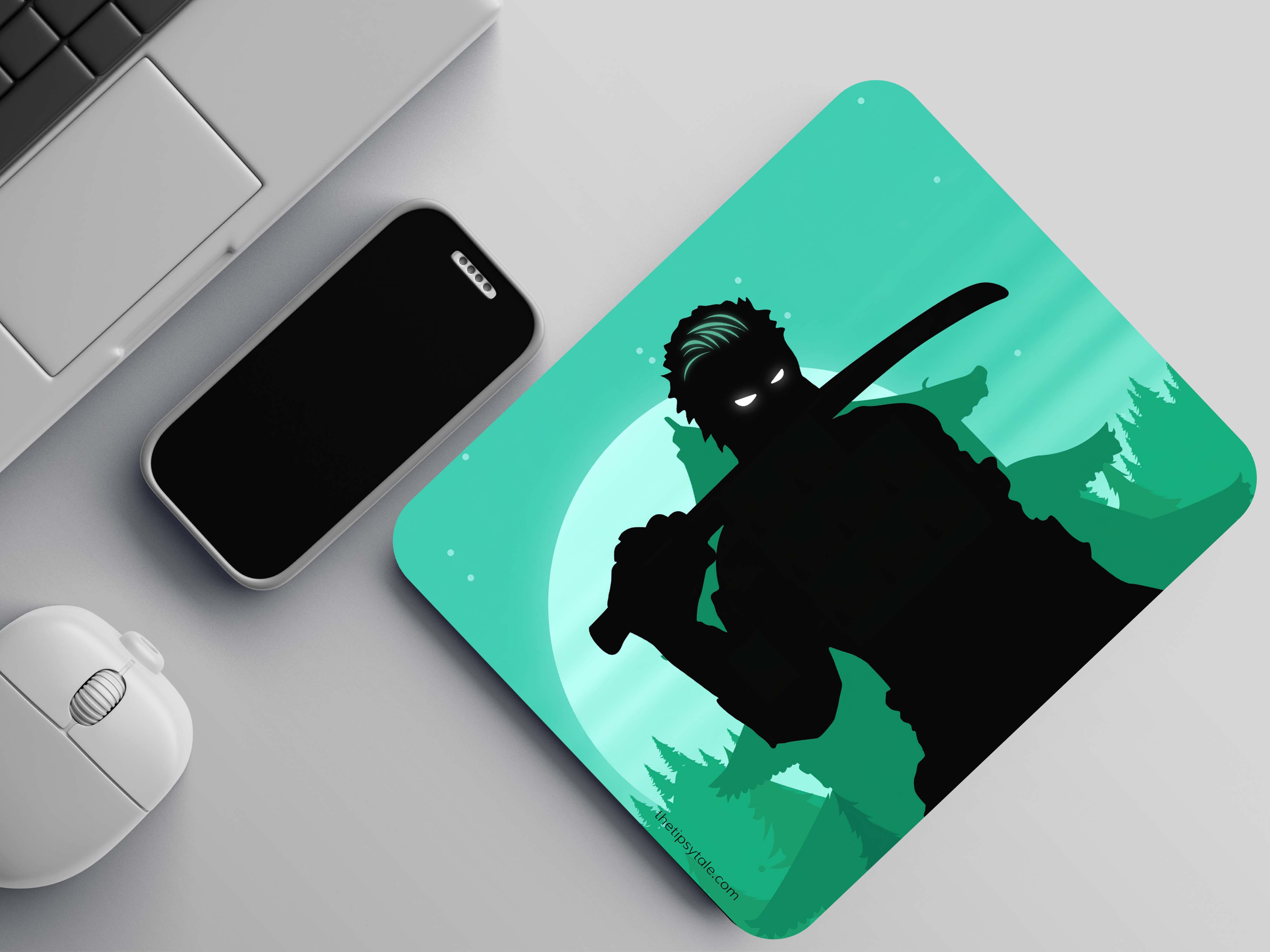 "RORONOA ZORO: ONE PIECE ANIME" Mousepad Enhance Your Workspace with Style