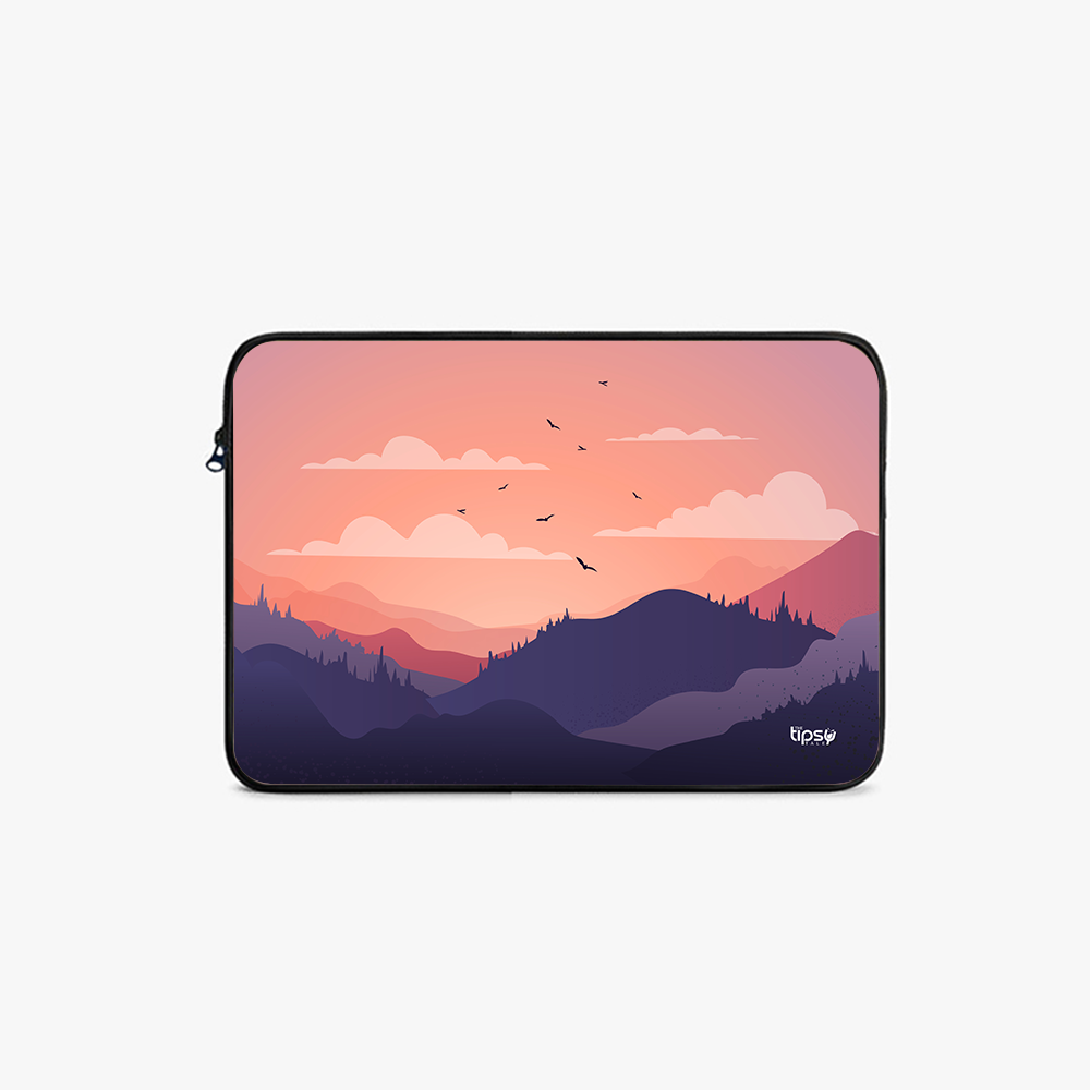"ANIMATTED NATURE VIEW" Laptop Sleeves:Bold Modern Design for Every Size