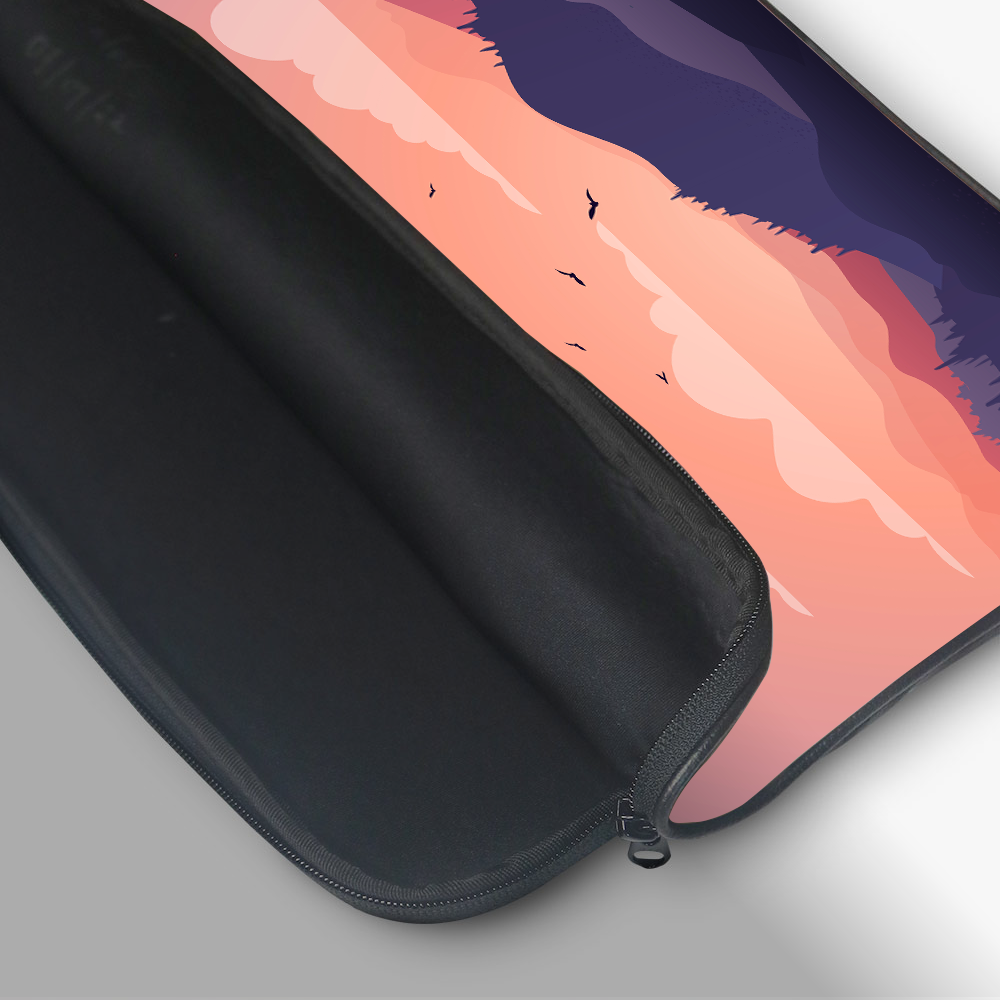 "ANIMATTED NATURE VIEW" Laptop Sleeves:Bold Modern Design for Every Size