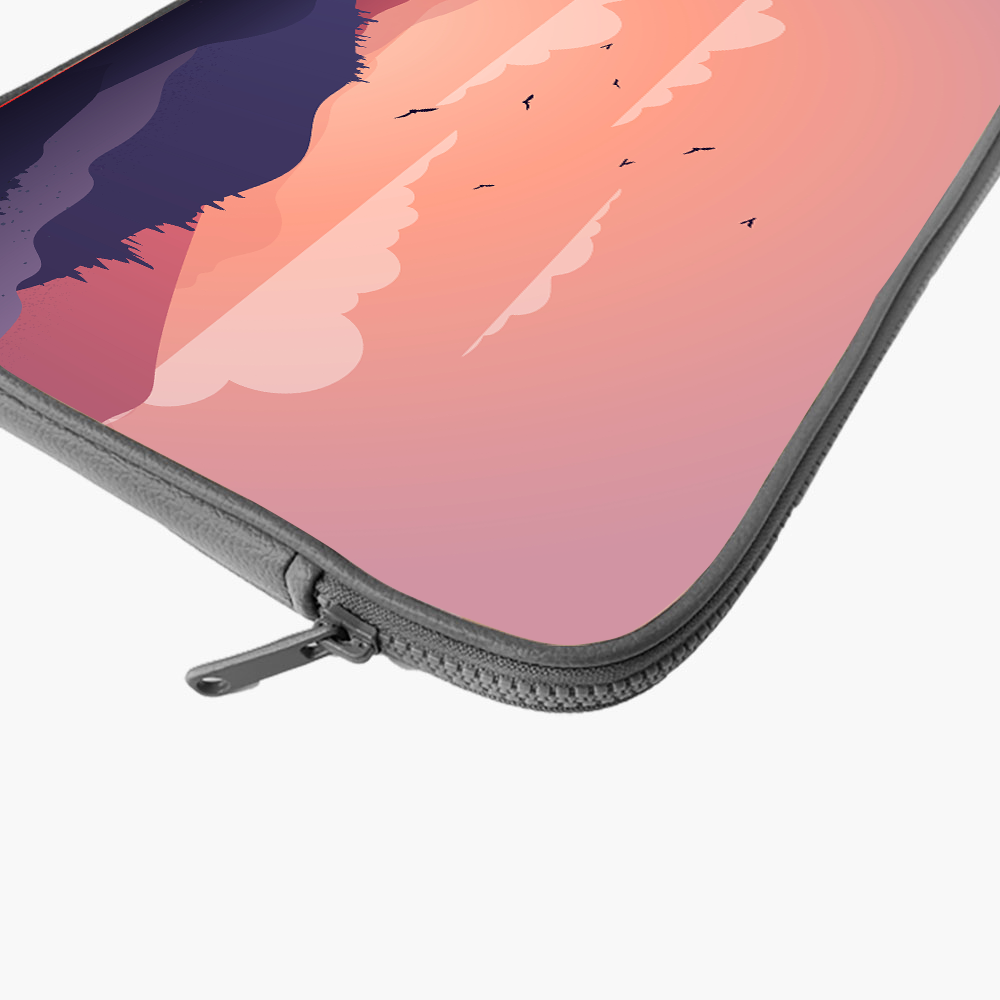 "ANIMATTED NATURE VIEW" Laptop Sleeves:Bold Modern Design for Every Size