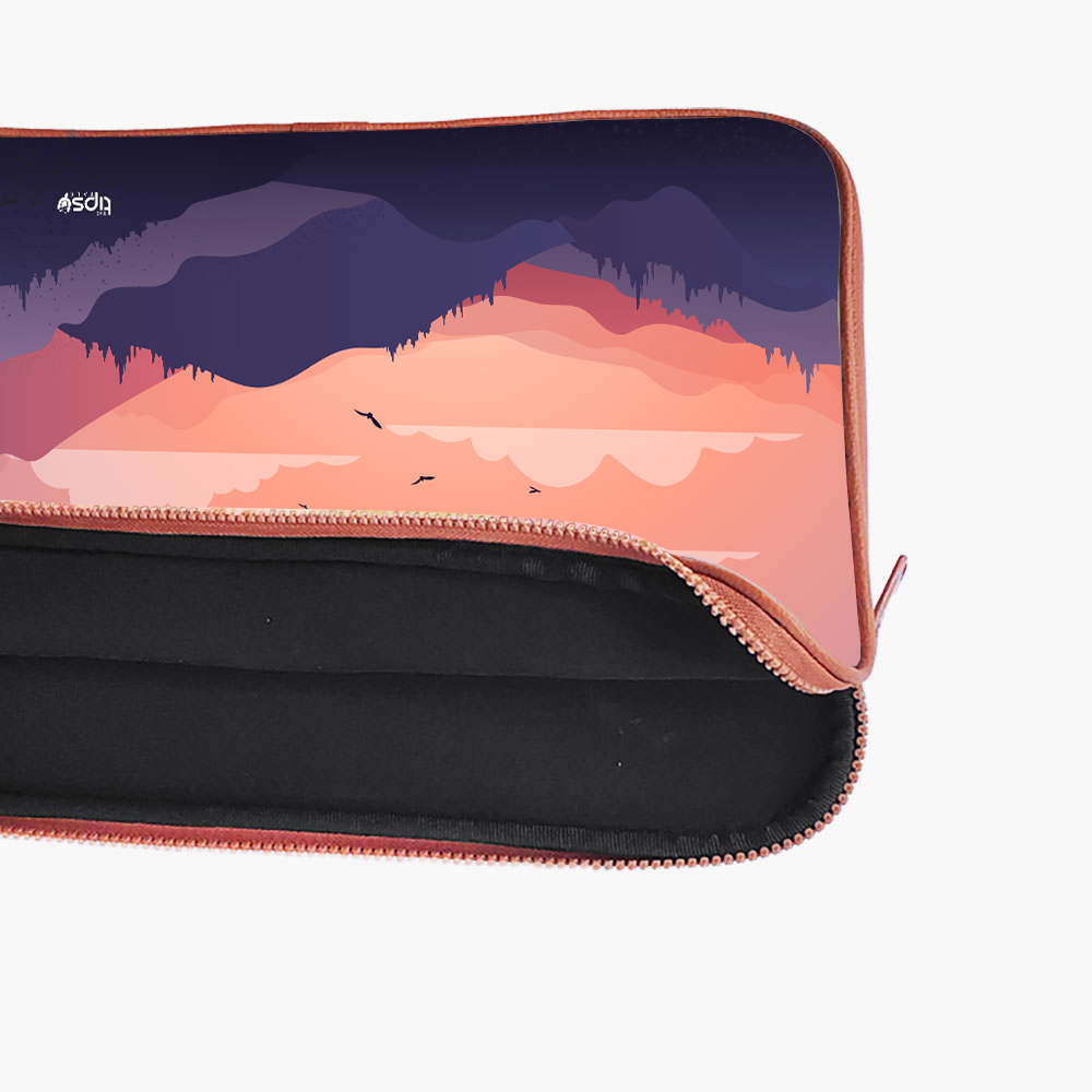 "ANIMATTED NATURE VIEW" Laptop Sleeves:Bold Modern Design for Every Size