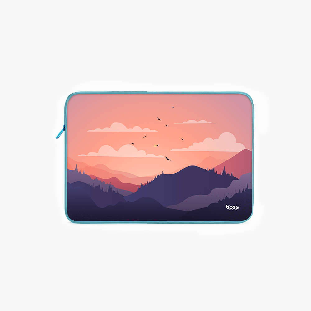 "ANIMATTED NATURE VIEW" Laptop Sleeves:Bold Modern Design for Every Size