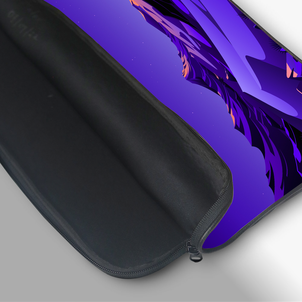 "PURPLE MOUNTAINS" Laptop Sleeves:Bold Modern Design for Every Size