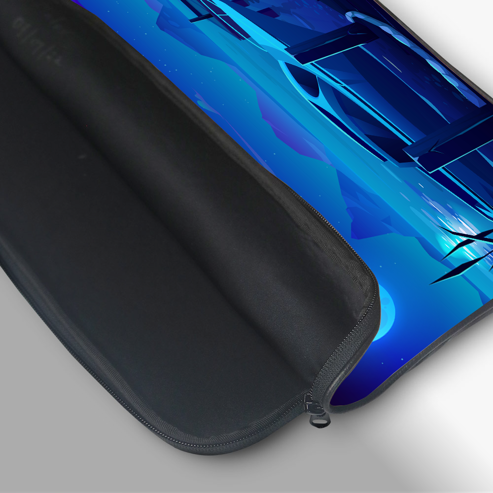 "IN THE DARK- BOAT VERSION" Laptop Sleeves:Bold Modern Design for Every Size
