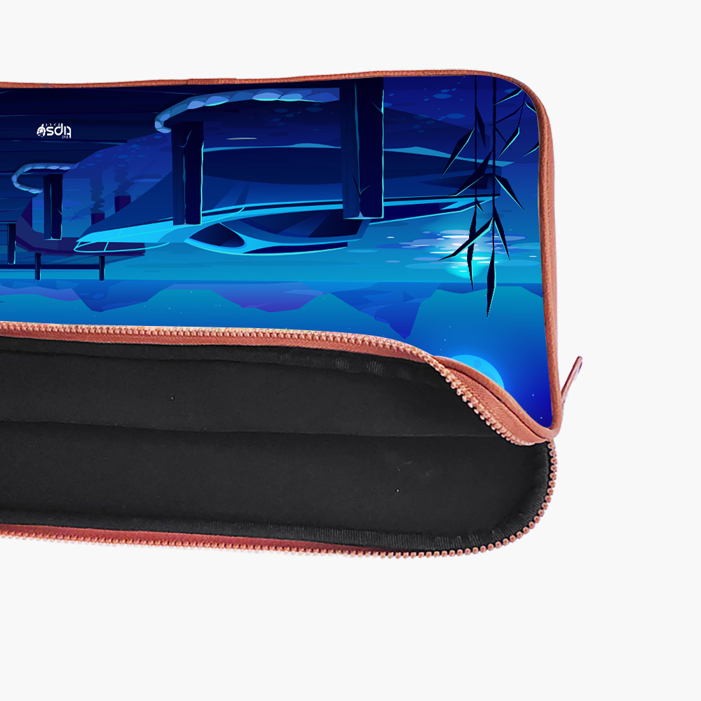 "IN THE DARK- BOAT VERSION" Laptop Sleeves:Bold Modern Design for Every Size
