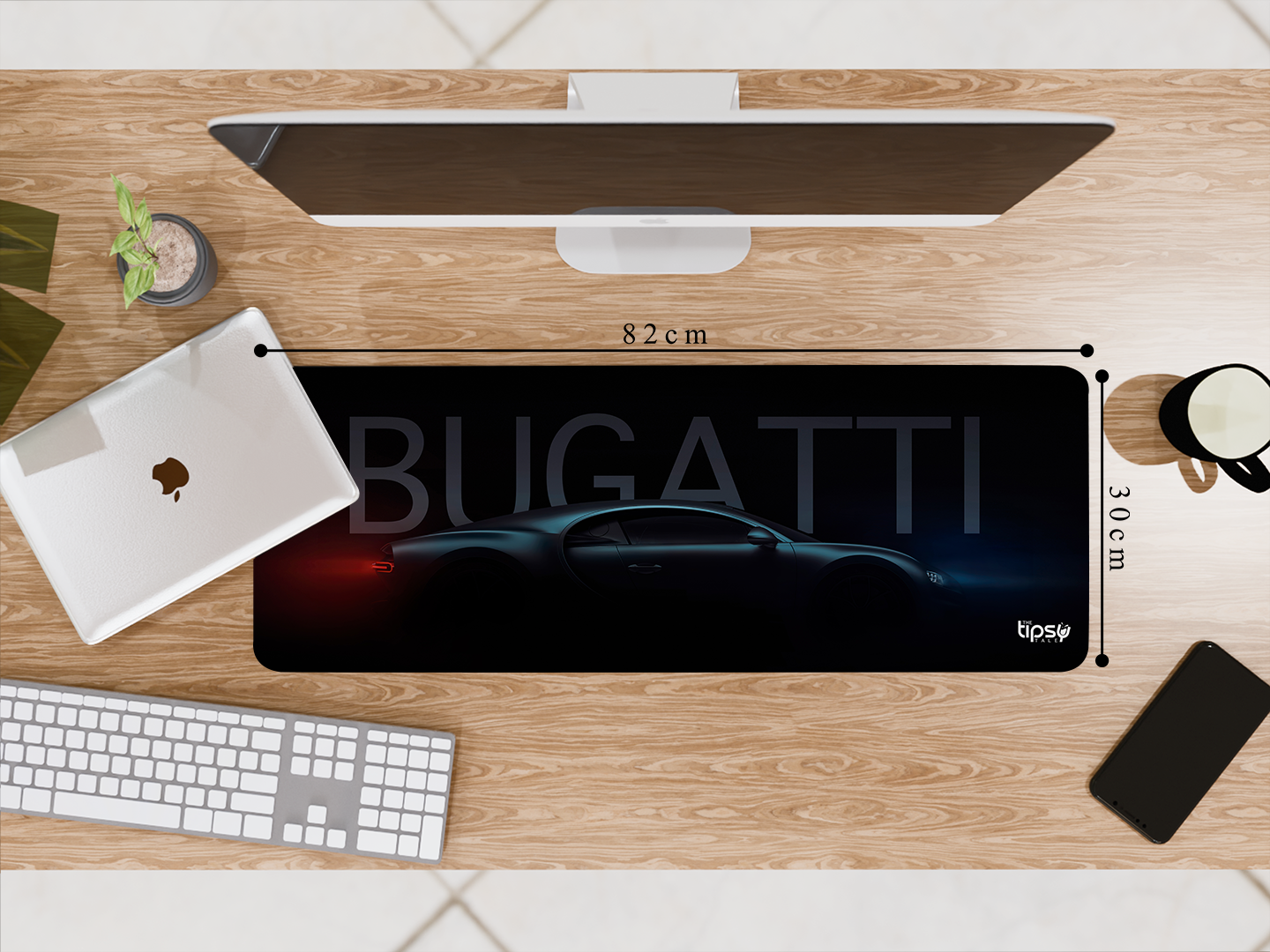 "BUGATTI-CAR LOVER " Gaming Mousepad- Elevate Your Gaming Experience