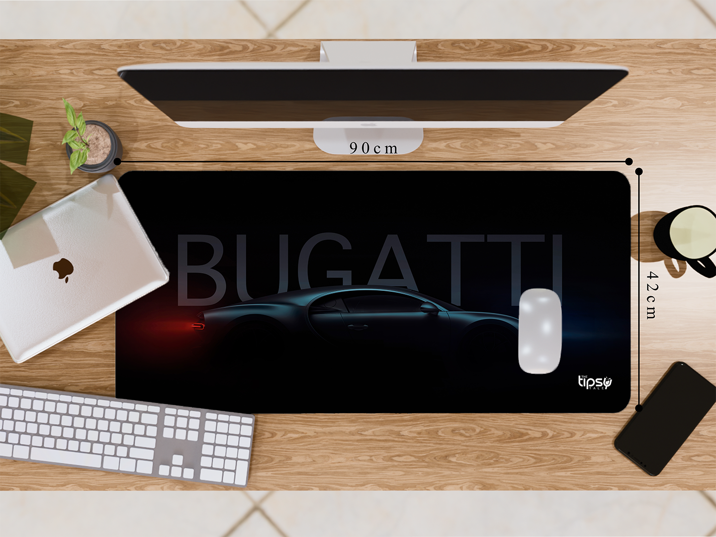 "BUGATTI-CAR LOVER " Gaming Mousepad- Elevate Your Gaming Experience