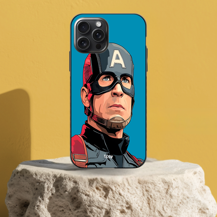 CAPTAIN AMERICA POTRAIT -Mobile Covers Shock Resistant, Slim & Stylish Cases