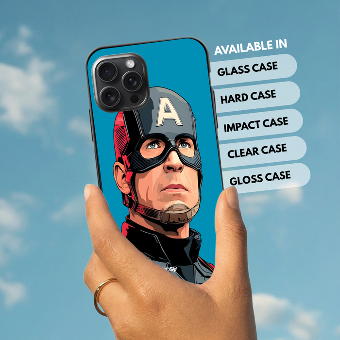CAPTAIN AMERICA POTRAIT -Mobile Covers Shock Resistant, Slim & Stylish Cases
