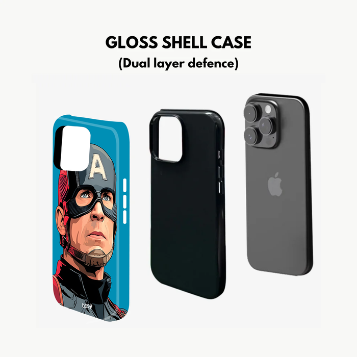CAPTAIN AMERICA POTRAIT -Mobile Covers Shock Resistant, Slim & Stylish Cases